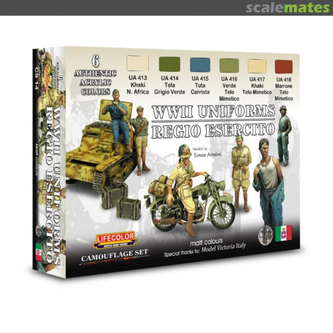 Boxart WWII Uniforms Regio Esercito  Lifecolor