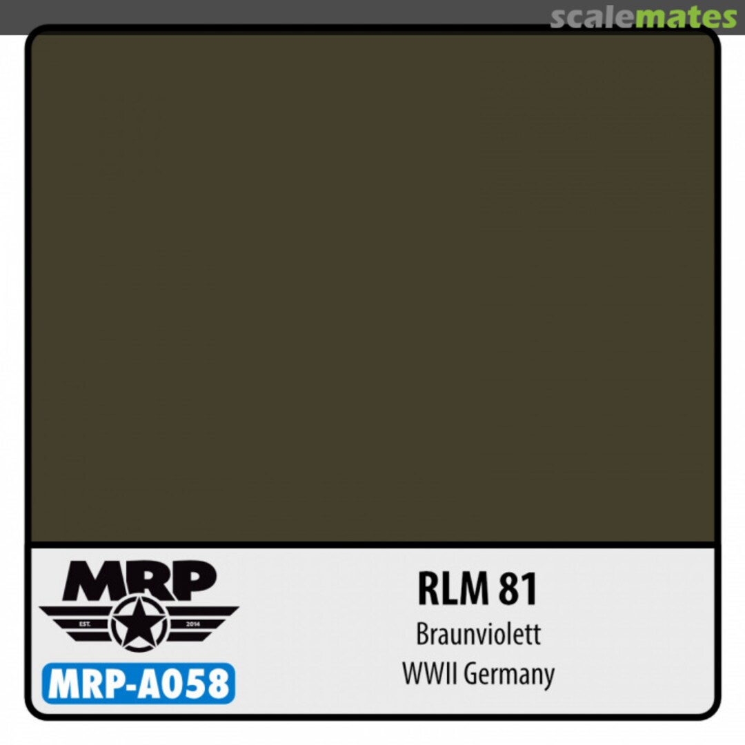 Boxart RLM 81 Braunviolett variant 1 - WWII Germany  MR.Paint