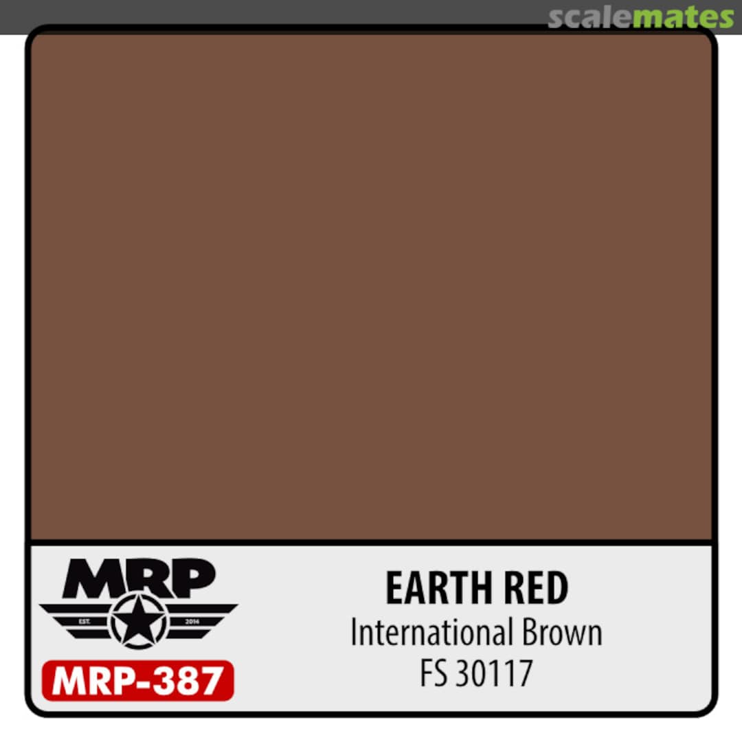 Boxart Earth Red / International Brown (FS30117) MRP-387 MR.Paint Boxart Earth Red / International Brown (FS30117) MRP-387 MR.Paint