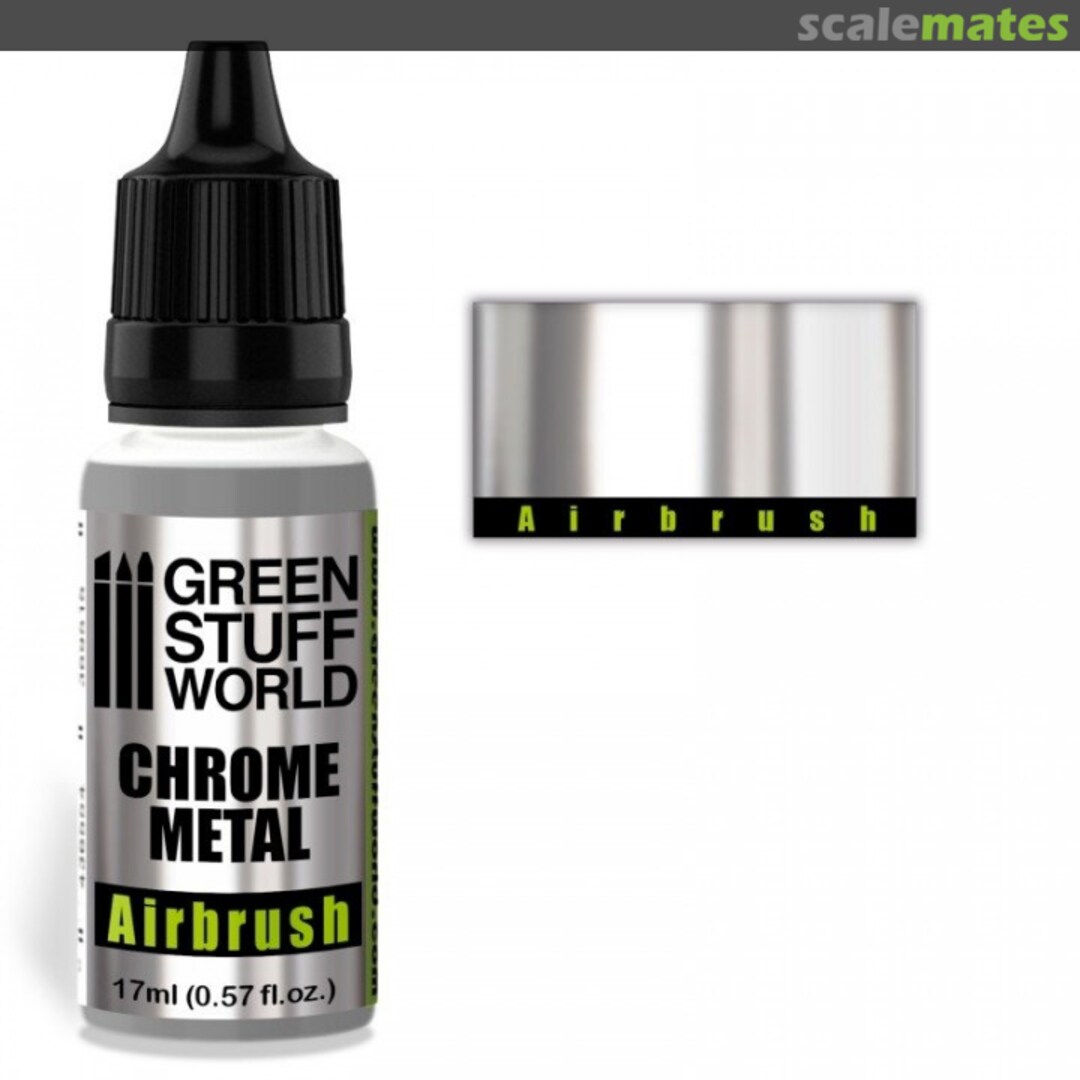 Boxart Chrome Metal Paint - Airbrush Green Stuff World Boxart Chrome Metal Paint - Airbrush Green Stuff World
