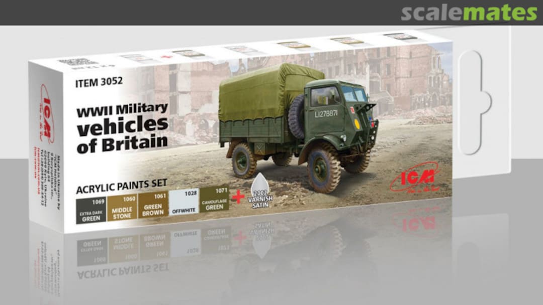 Boxart WWII Military vehicles of Britain  ICM