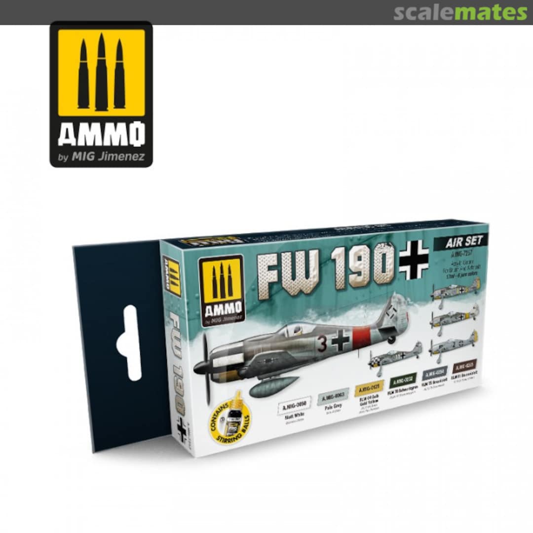 Boxart FW 190 Air Set  Ammo by Mig Jimenez