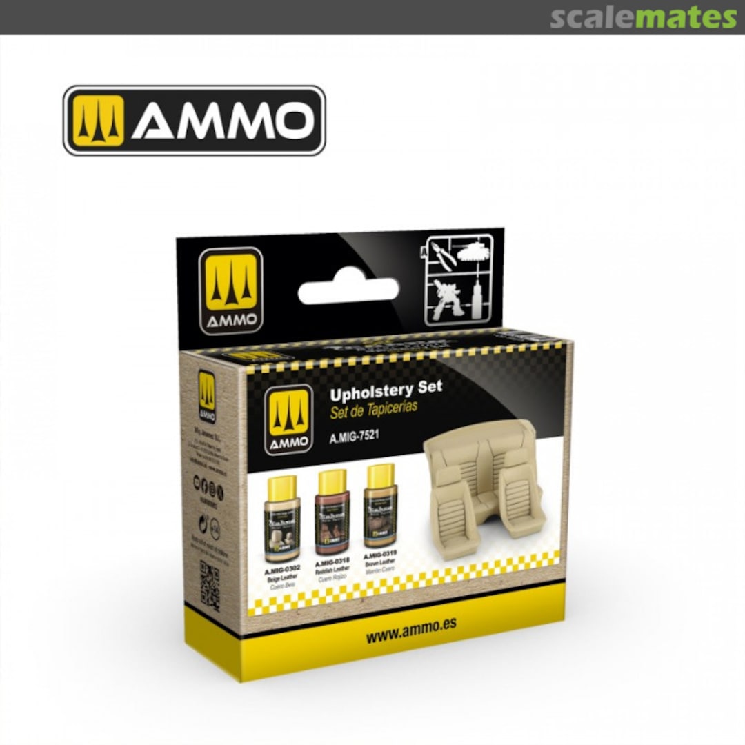 Boxart Upholstery Set A.MIG-7521 Cobra Motor Paints