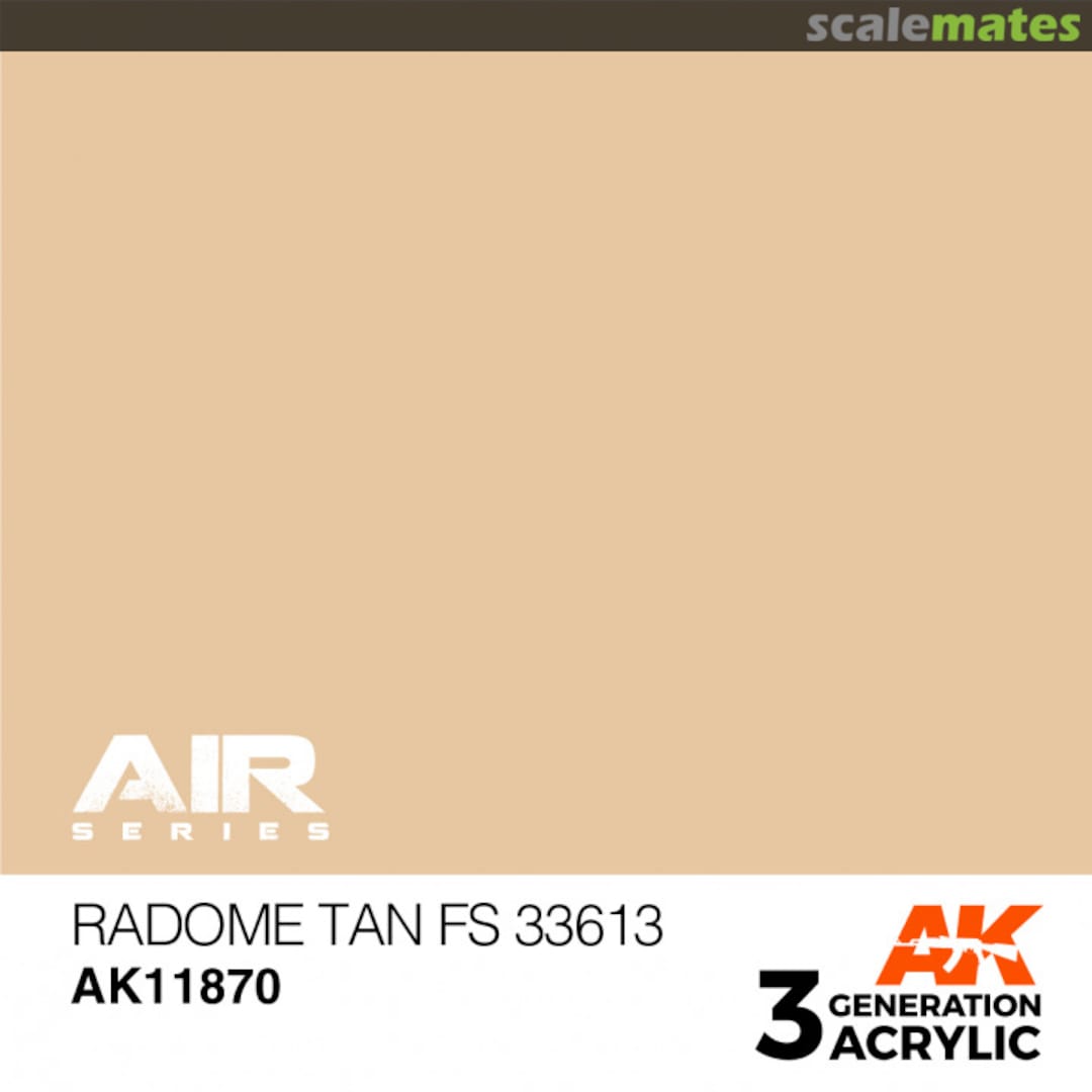 Boxart Radome Tan FS33613 AK 3rd Generation - Air Boxart Radome Tan FS33613 AK 3rd Generation - Air