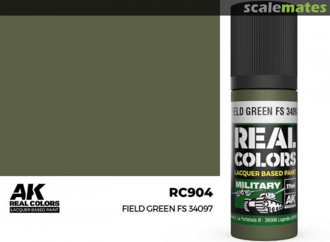 Boxart Field Green FS 34097 AK Real Colors Boxart Field Green FS 34097 AK Real Colors