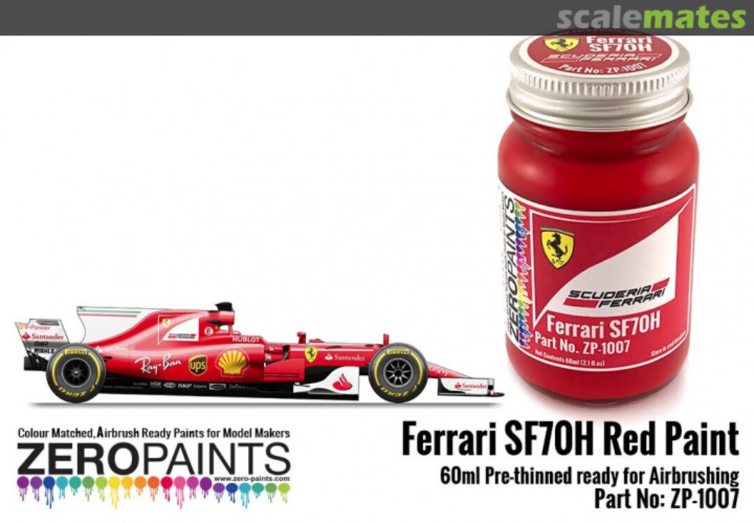Boxart Ferrari SF70H Red Paint 60ml  Zero Paints