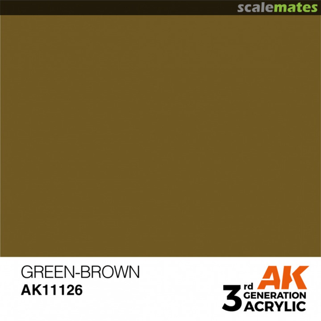 Boxart Green-Brown – Standard AK 11126 AK 3rd Generation Boxart Green-Brown – Standard AK 11126 AK 3rd Generation