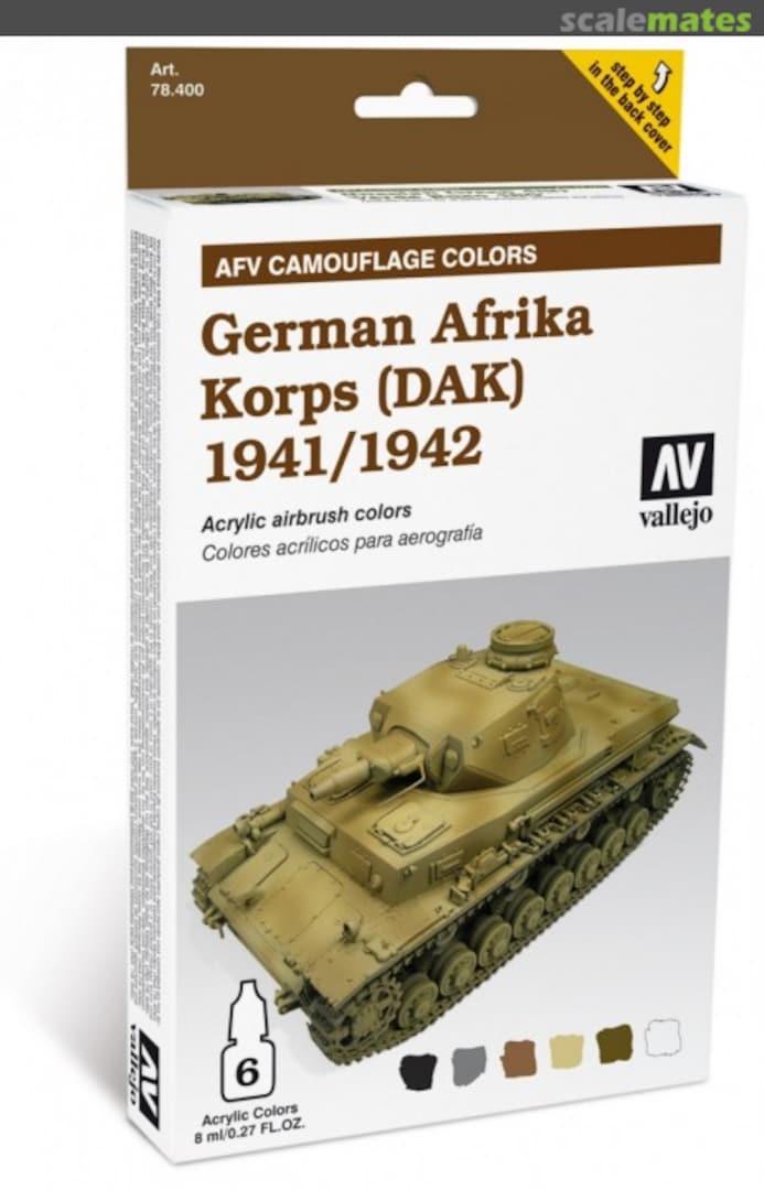 Boxart German Afrika Korps 1941-1942 (DAK) 78.409 Vallejo Model Air