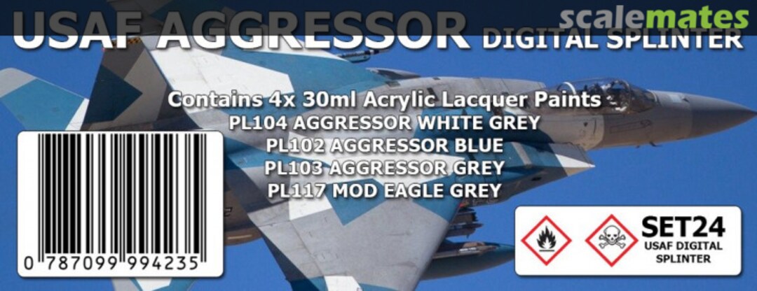 Boxart USAF AGGRESSOR : DIGITAL SPLINTER SET24 SMS