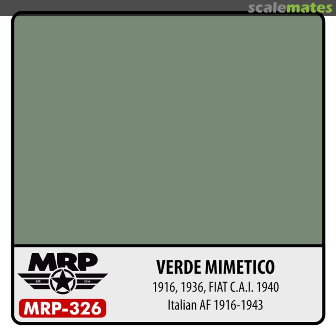 Boxart Verde Mimetico – 1916, 1936, FIAT C.A.I. 1940 (Italian AF) MR.Paint Boxart Verde Mimetico – 1916, 1936, FIAT C.A.I. 1940 (Italian AF) MR.Paint