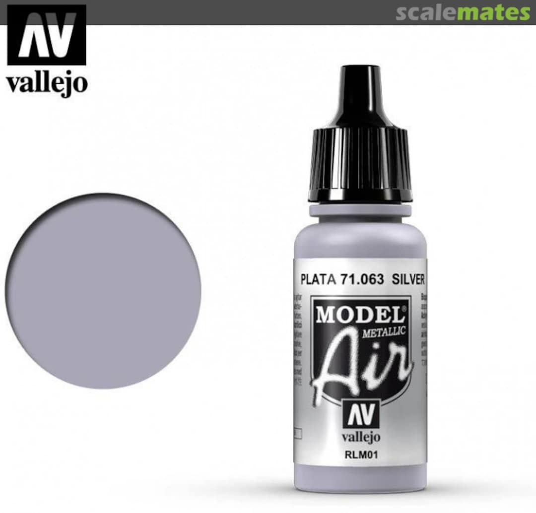Boxart Silver 71.063 Vallejo Model Air Boxart Silver 71.063 Vallejo Model Air