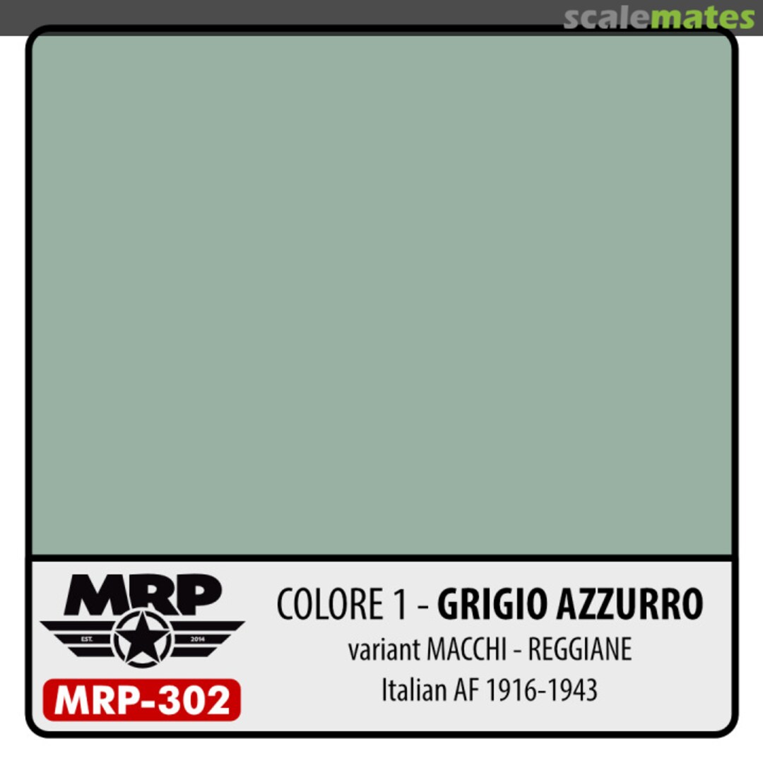 Boxart Colore 1 – Grigio Azzurro – variant Macchi-Reggiane (Italian MR.Paint Boxart Colore 1 – Grigio Azzurro – variant Macchi-Reggiane (Italian MR.Paint