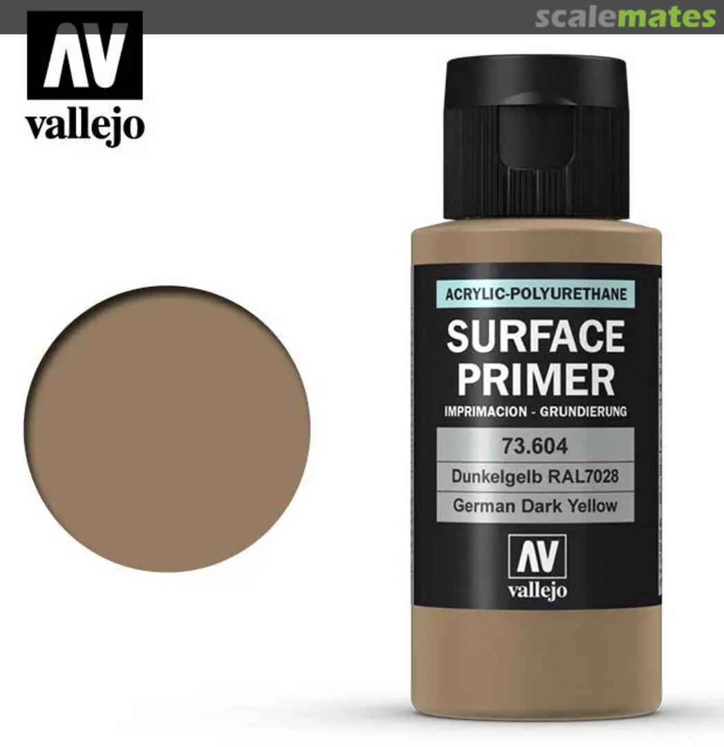 Boxart German Dark Yellow - RAL 7028 73.604 Vallejo Surface Primer
