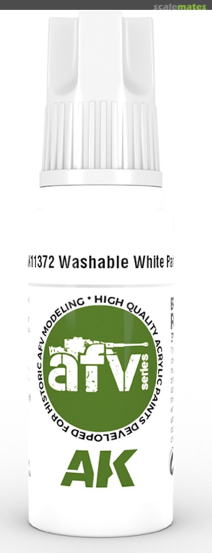 Boxart Washable White Paint AK 3rd Generation - AFV Boxart Washable White Paint AK 3rd Generation - AFV