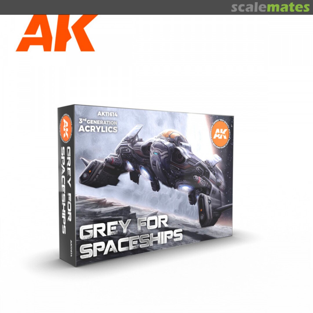 Boxart Grey for Spaceships  AK 3rd Generation