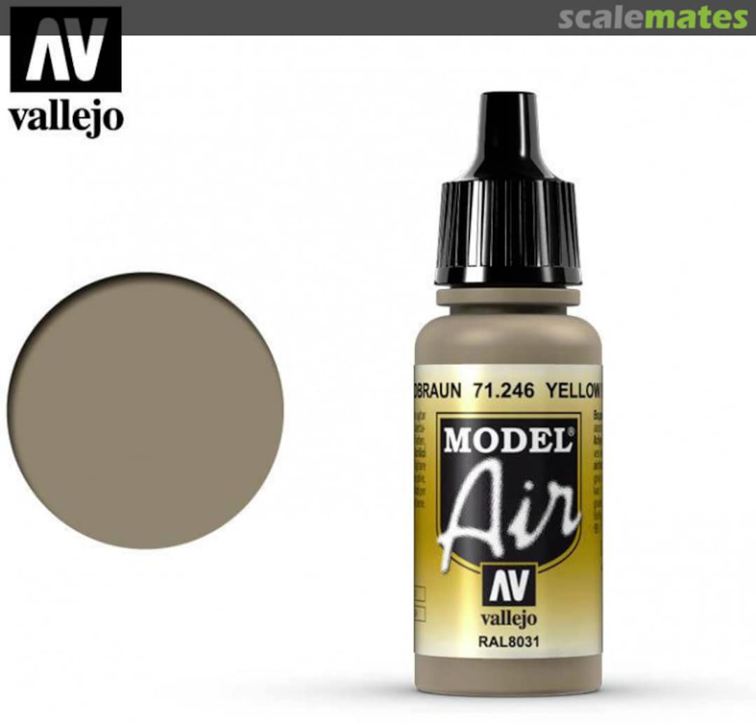 Boxart Yellow Brown - RAL 8031 RAL 8031 Vallejo Model Air