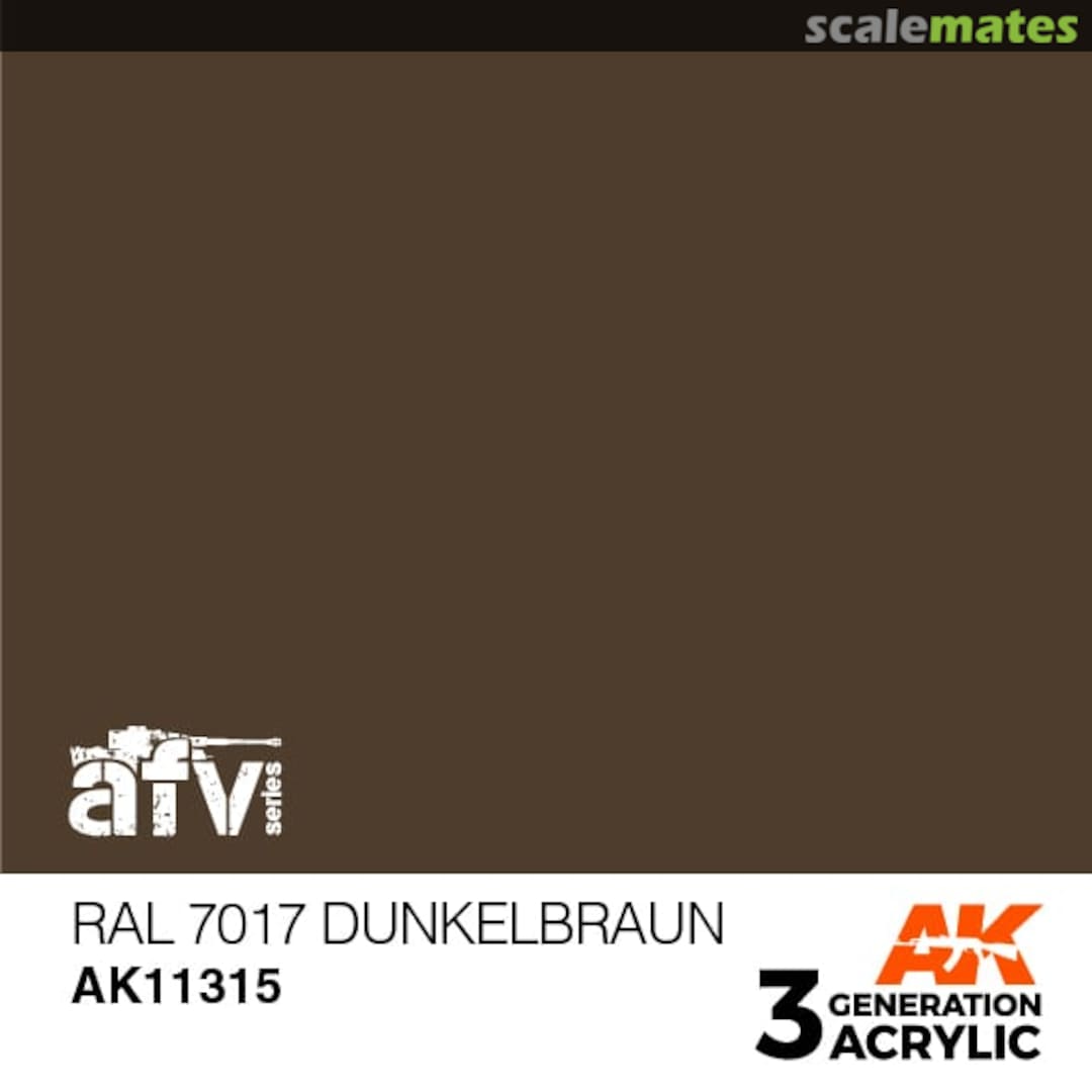 Boxart RAL 7017 Dunkelbraun AK 3rd Generation - AFV Boxart RAL 7017 Dunkelbraun AK 3rd Generation - AFV