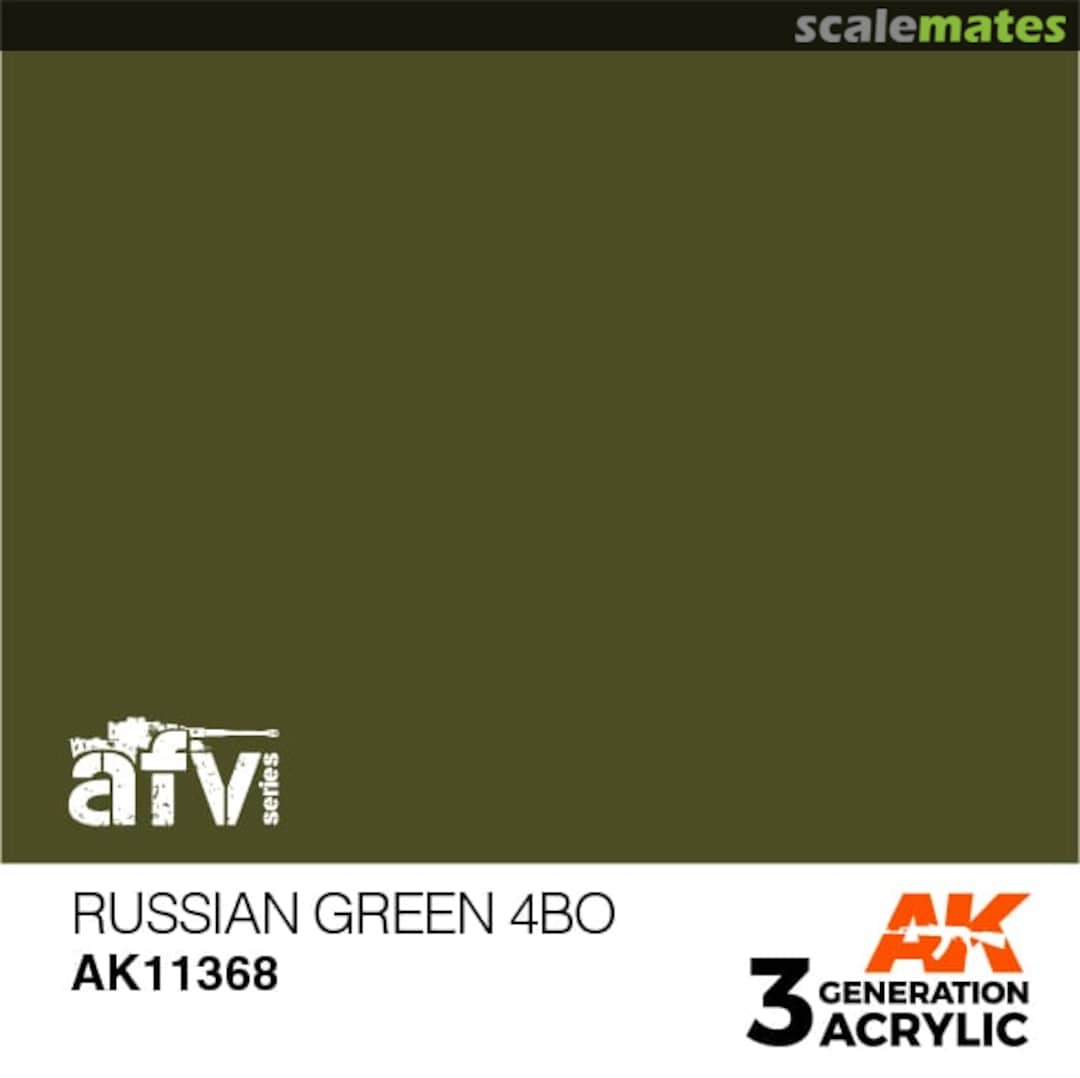 Boxart Russian Green 4BO AK 3rd Generation - AFV Boxart Russian Green 4BO AK 3rd Generation - AFV