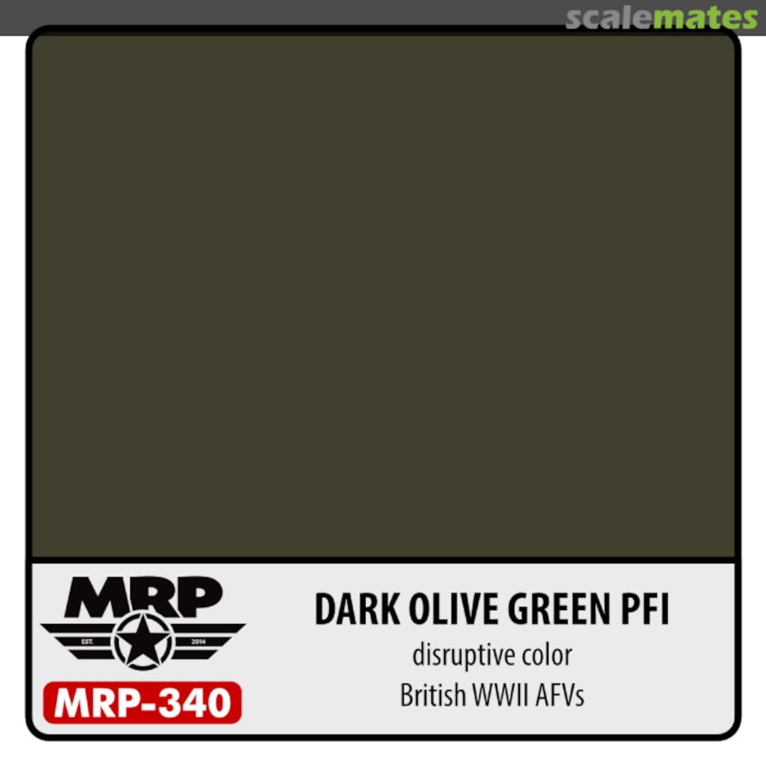 Boxart Olive Green PFI (British WWII AFV)  (Disruptive Colour)  MR.Paint