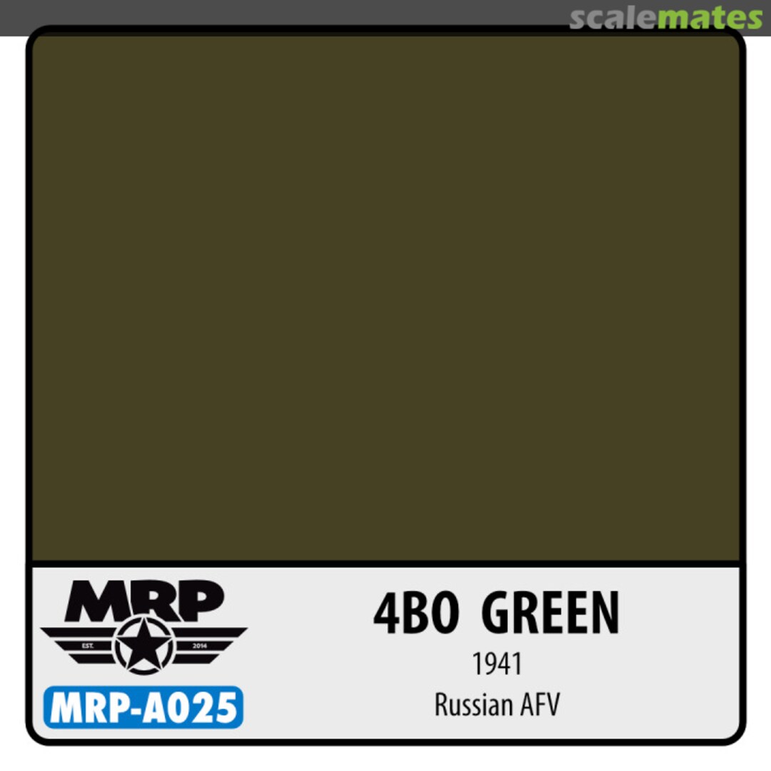 Boxart 4BO Green (1941) Russian AFV MR.Paint Boxart 4BO Green (1941) Russian AFV MR.Paint
