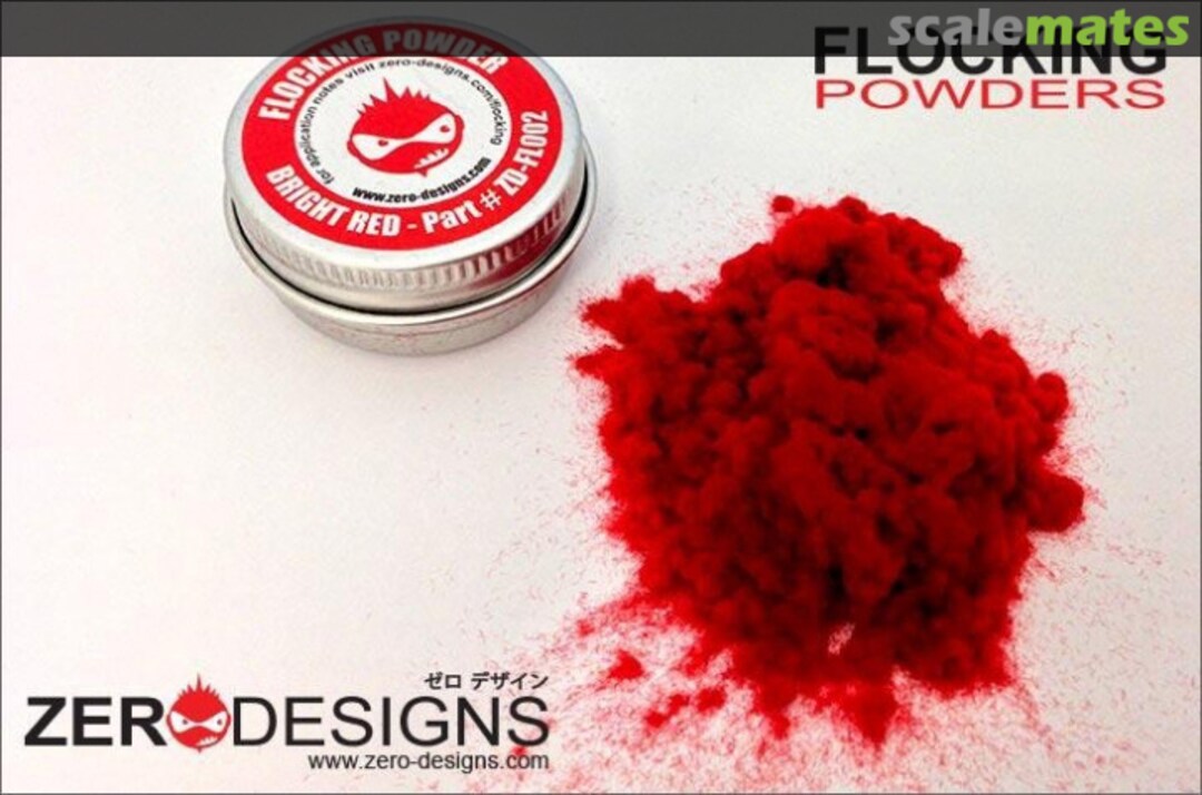 Boxart Flocking Powder - Bright Red  Zero Paints