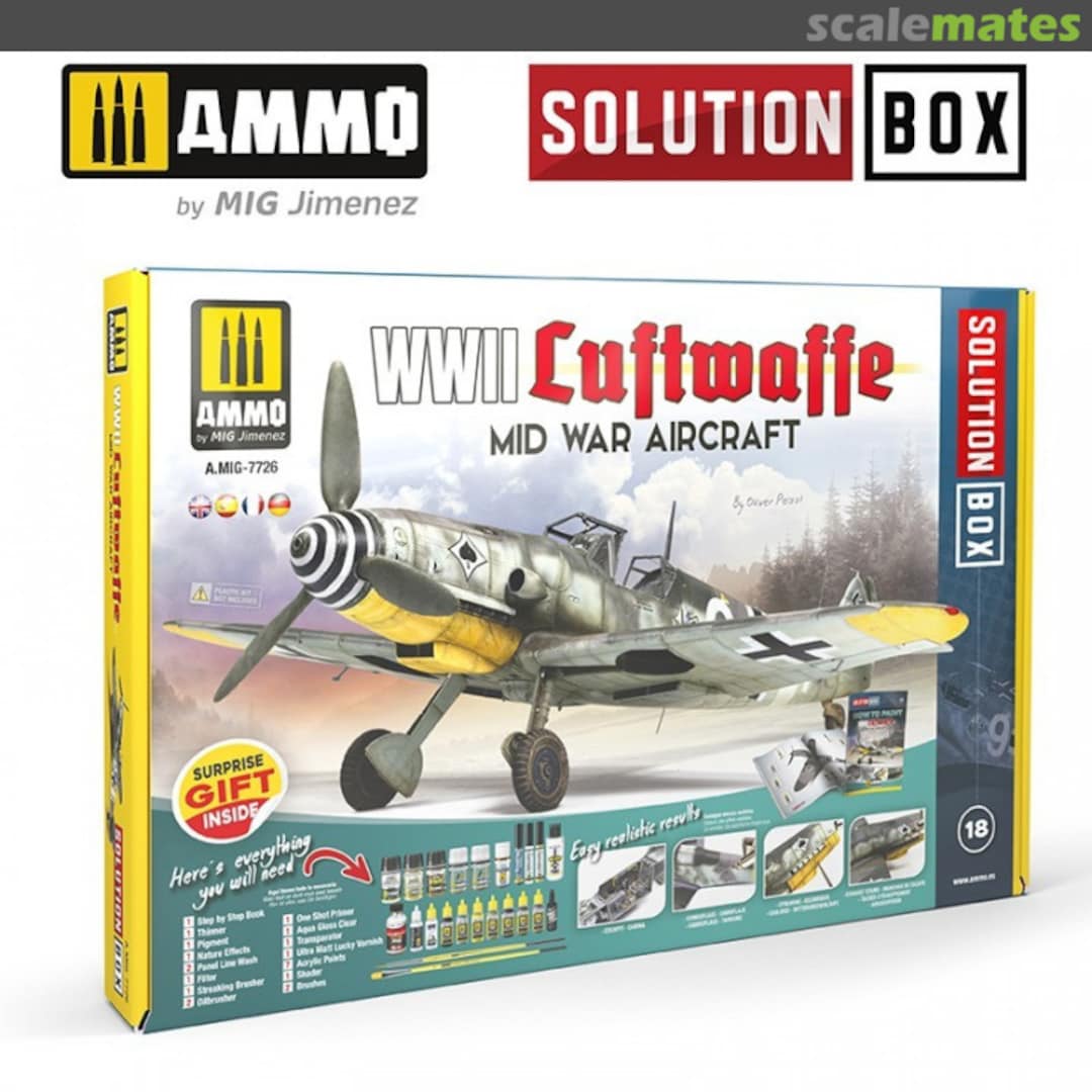Boxart SOLUTION BOX 18 - WWII Luftwaffe Mid War Aircraft A.MIG-7726 Ammo by Mig Jimenez
