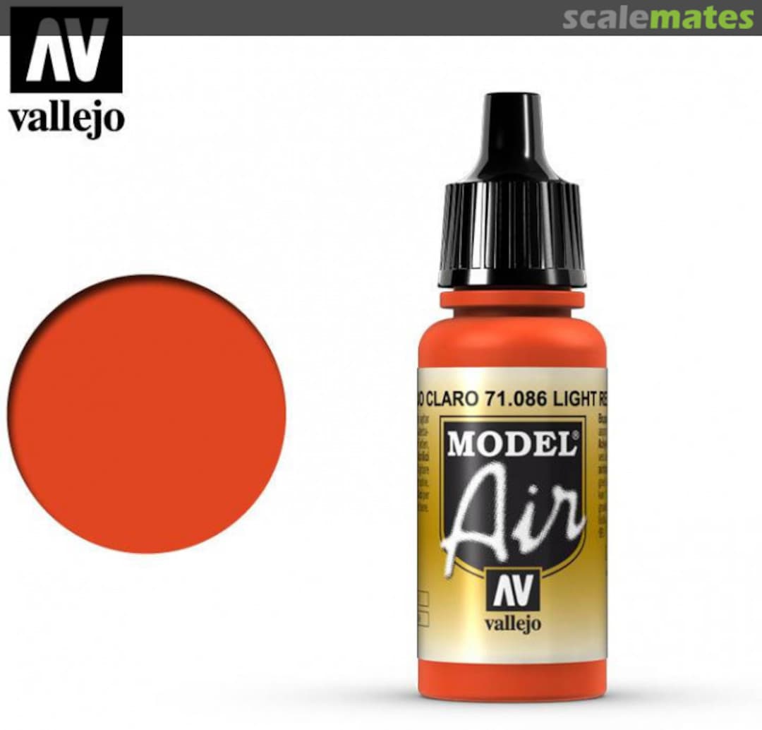 Boxart Light Red 71.086 Vallejo Model Air Boxart Light Red 71.086 Vallejo Model Air