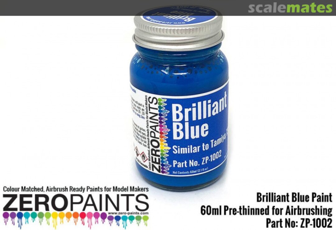 Boxart Brilliant Blue - Similar to Tamiya TS44  Zero Paints