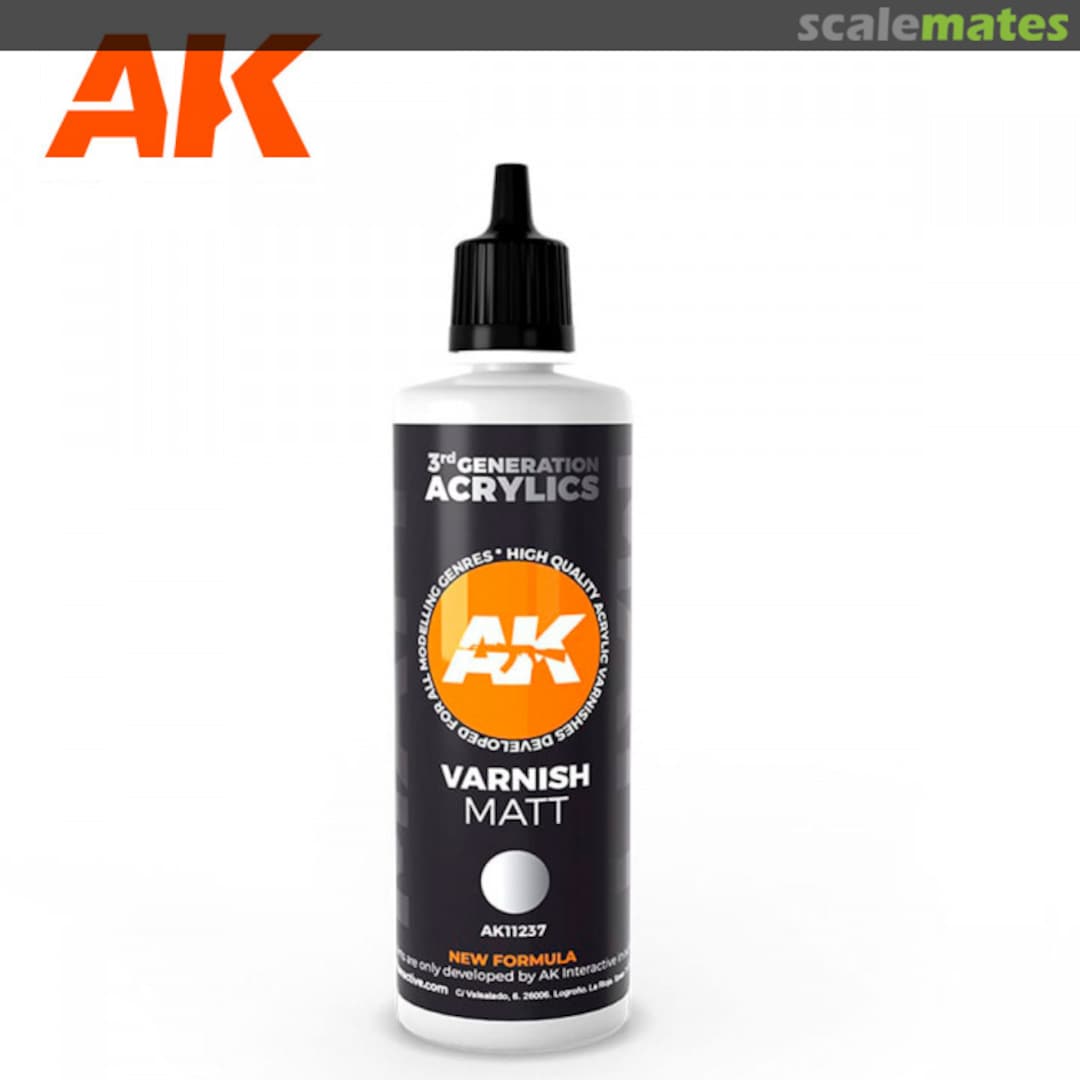 Boxart Varnish Matt AK 11237 AK 3rd Generation