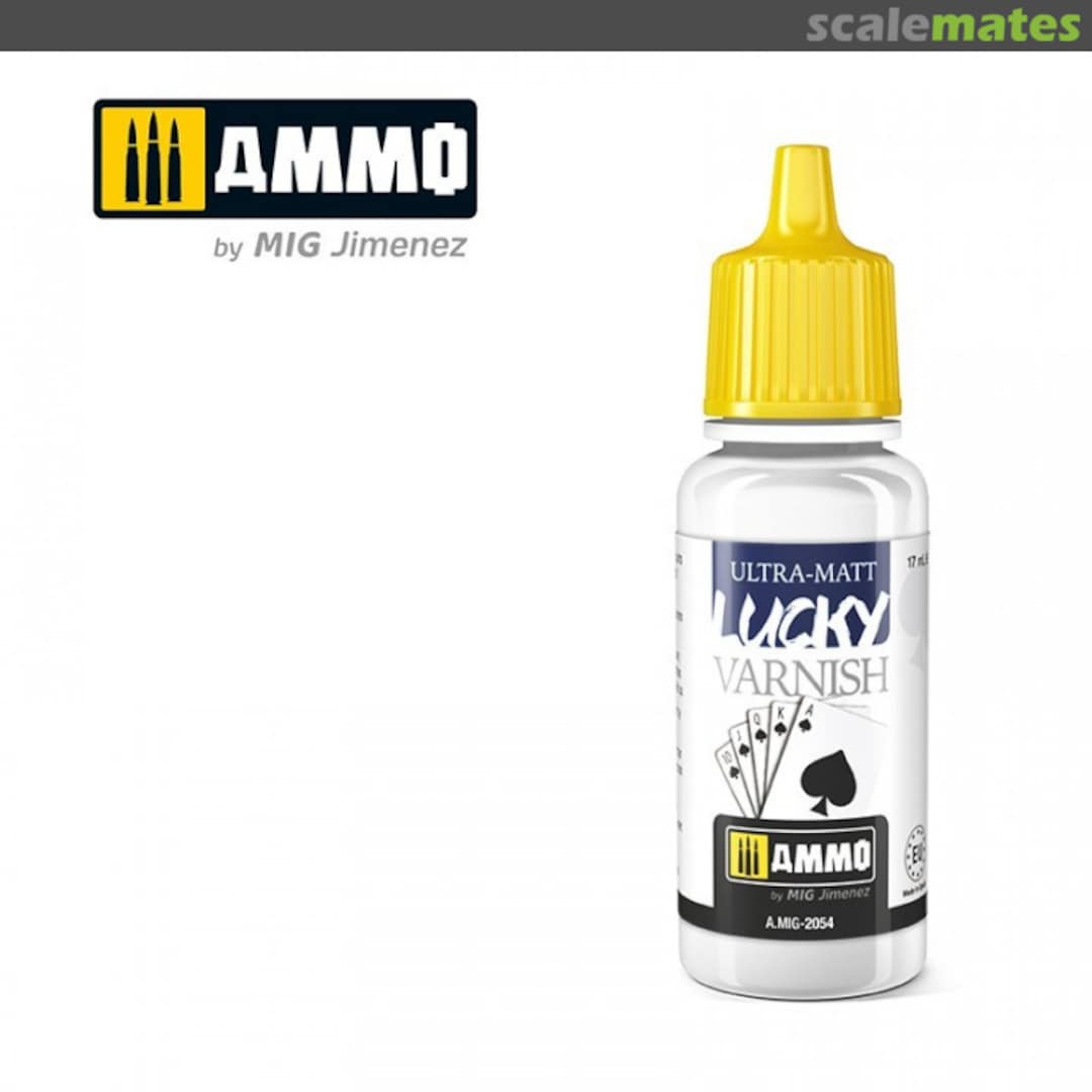 Boxart Ultra-Matt Lucky Varnish A.MIG-2054 Ammo by Mig Jimenez Boxart Ultra-Matt Lucky Varnish A.MIG-2054 Ammo by Mig Jimenez