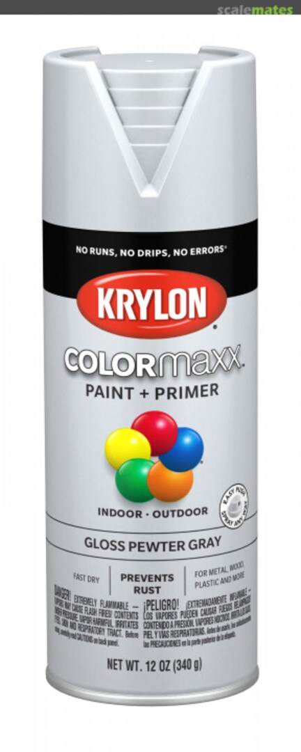 Boxart Gloss Pewter Gray 5531 Krylon Boxart Gloss Pewter Gray 5531 Krylon