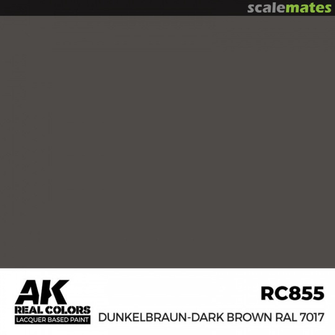 Boxart Dark Brown RAL 7017 AK Real Colors Boxart Dark Brown RAL 7017 AK Real Colors