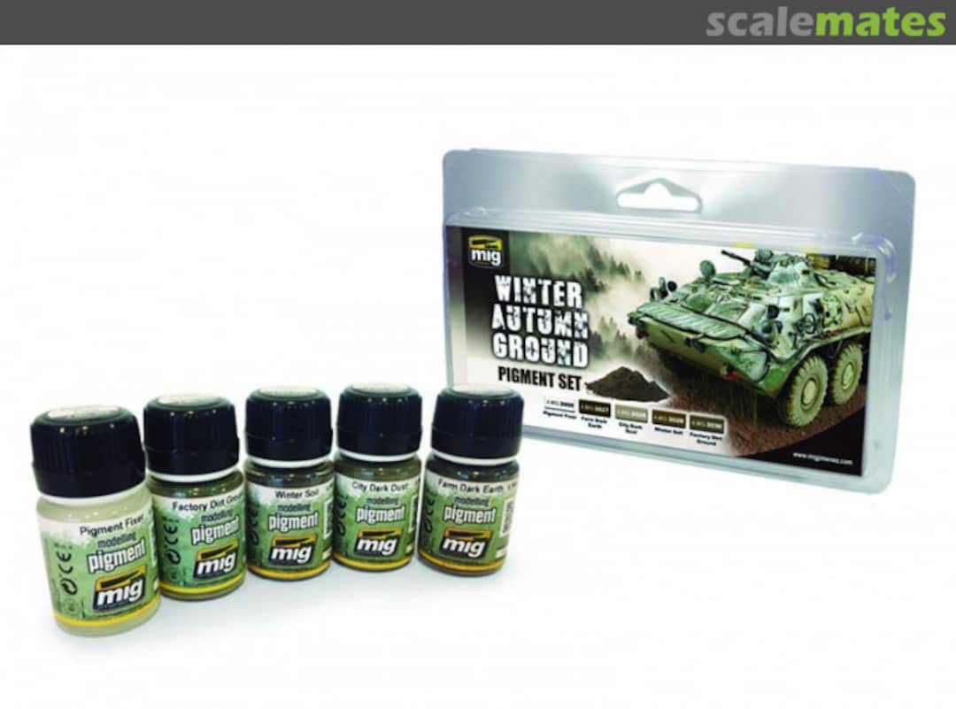 Boxart Winter-Autumn Ground Pigment Set  Ammo by Mig Jimenez