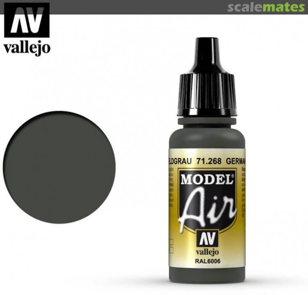 Boxart German Grey - RAL 6006 71.268 Vallejo Model Air Boxart German Grey - RAL 6006 71.268 Vallejo Model Air