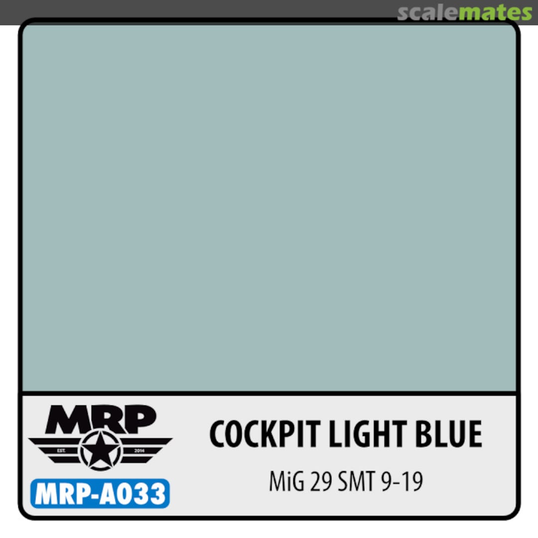 Boxart Cockpit Light Blue (MiG-29 SMT 9-19) Russian AF MR.Paint Boxart Cockpit Light Blue (MiG-29 SMT 9-19) Russian AF MR.Paint