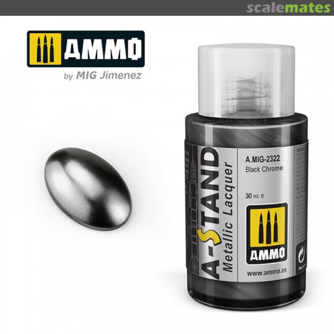 Boxart A-STAND Black Chrome  Ammo by Mig Jimenez
