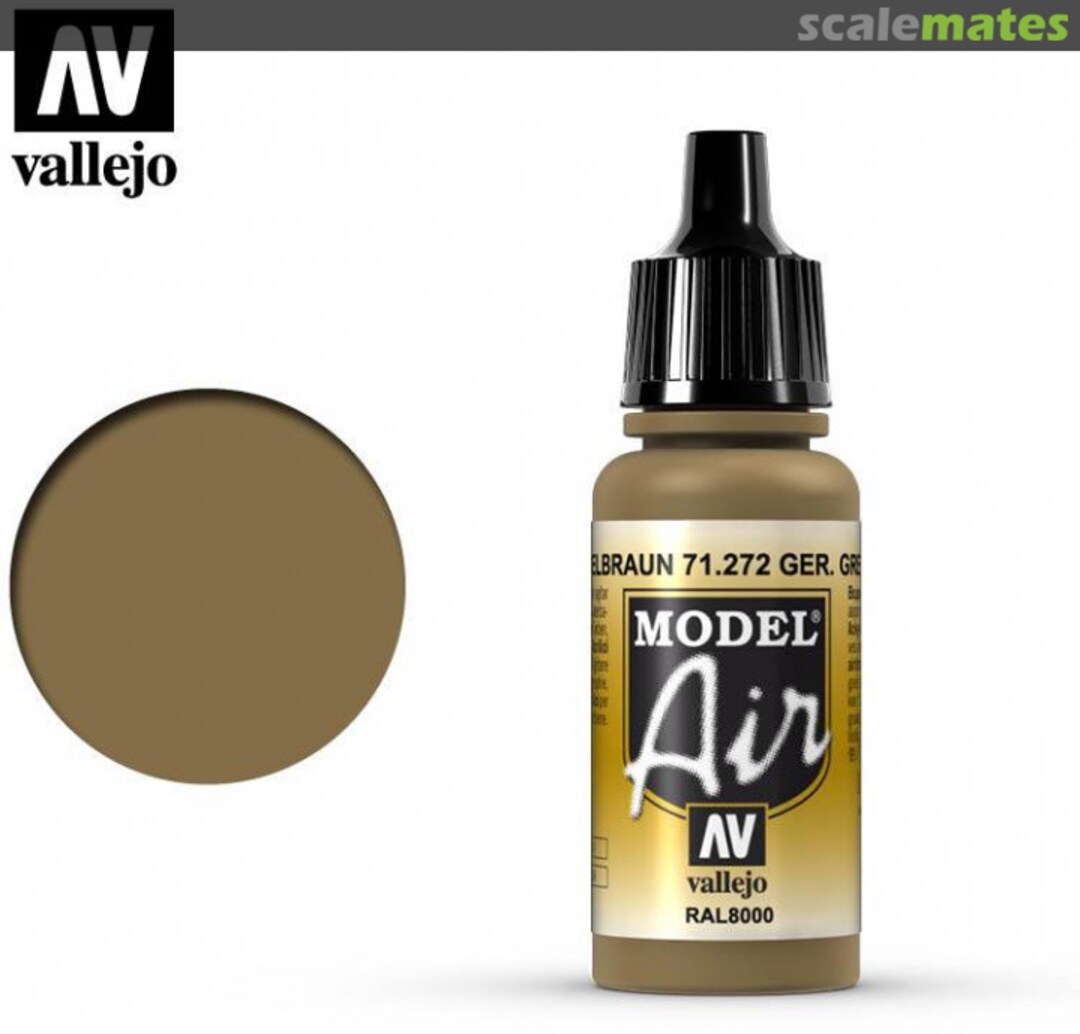 Boxart German Yellow Brown - RAL 8000 71.272 Vallejo Model Air Boxart German Yellow Brown - RAL 8000 71.272 Vallejo Model Air