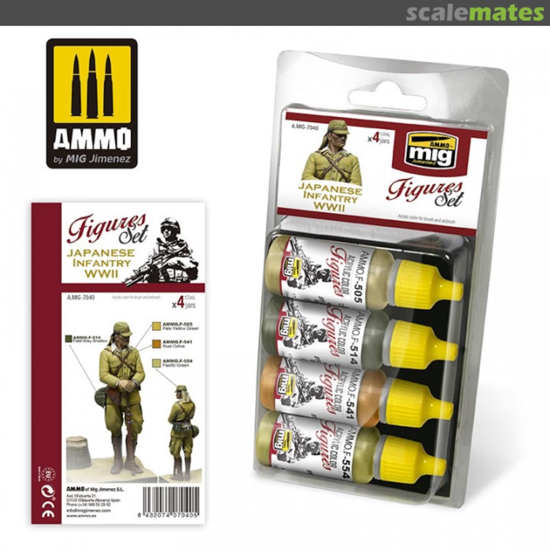 Boxart Japanese Infantry WWII A.MIG-7040 Ammo by Mig Jimenez