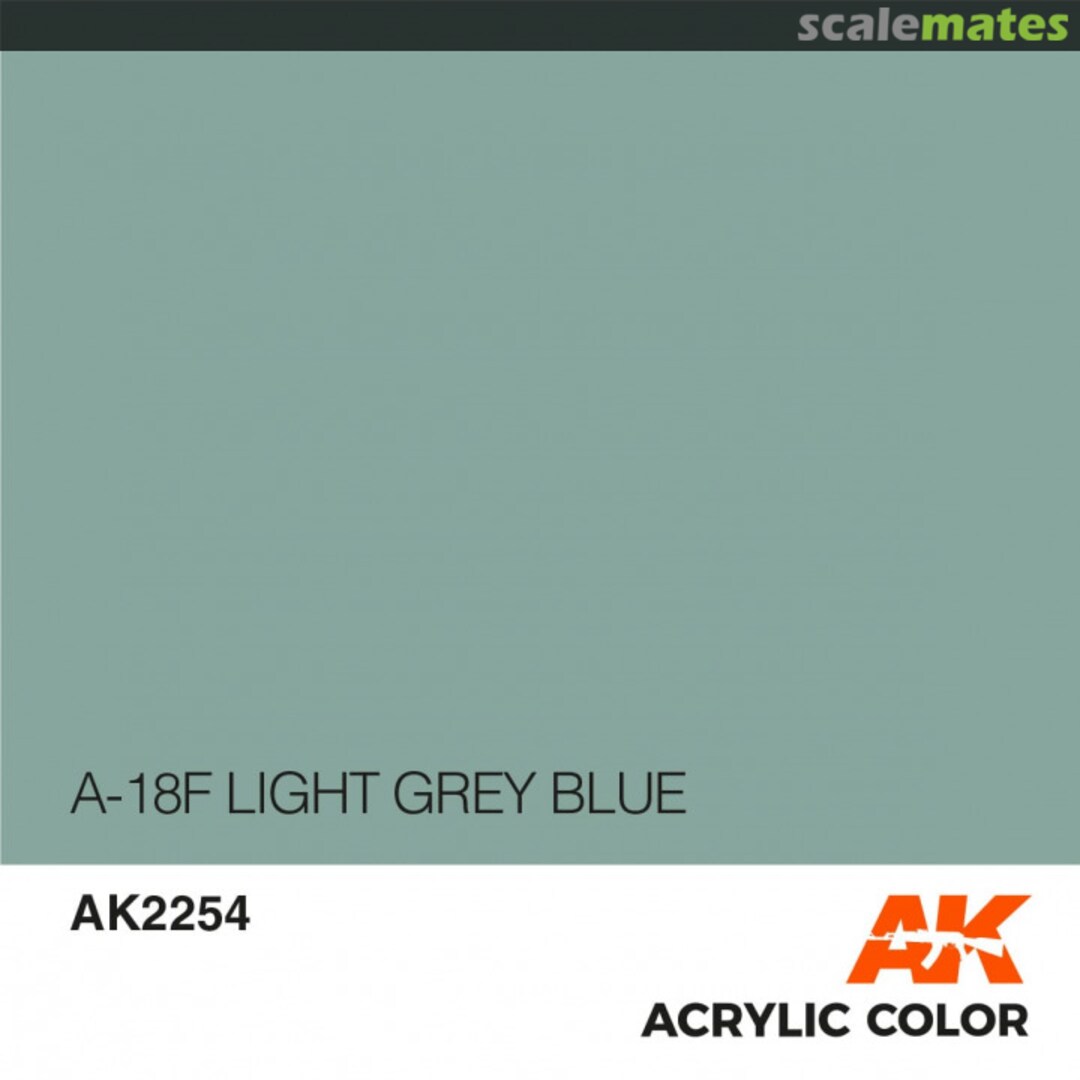 Boxart A-18F Light Grey-Blue AK 2254 AK Interactive Air Series Boxart A-18F Light Grey-Blue AK 2254 AK Interactive Air Series