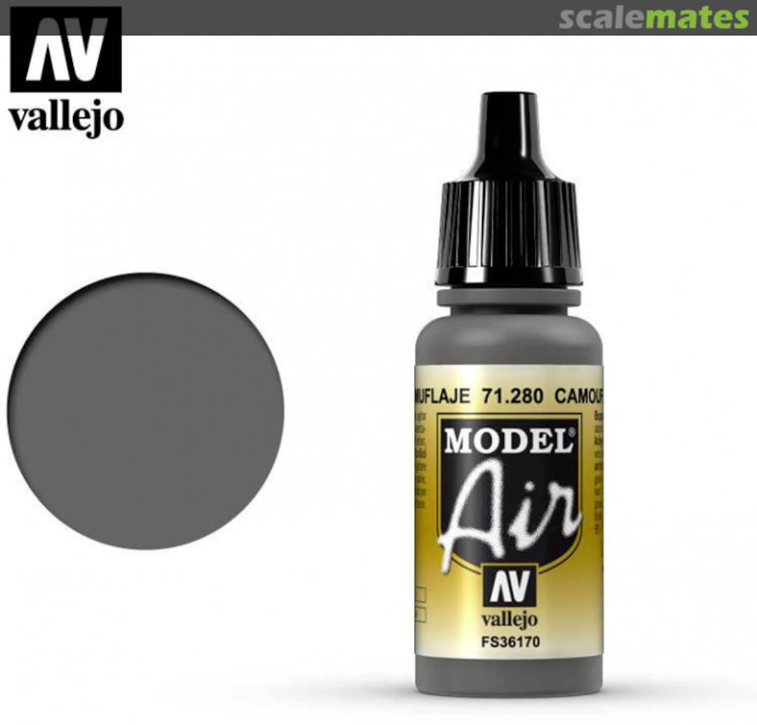 Boxart Camouflage Gray - FS36170 71.280 Vallejo Model Air Boxart Camouflage Gray - FS36170 71.280 Vallejo Model Air