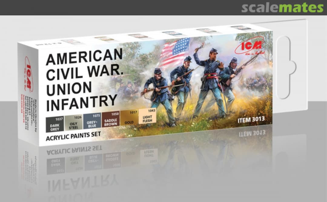 Boxart American Civil War Union Infantry  ICM