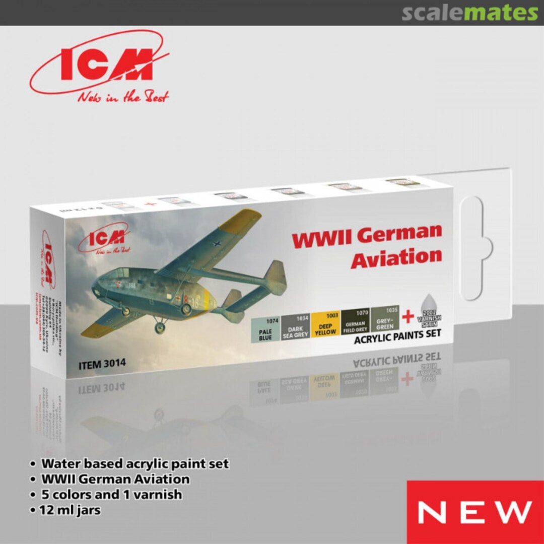 Boxart WWII German Aviation  ICM