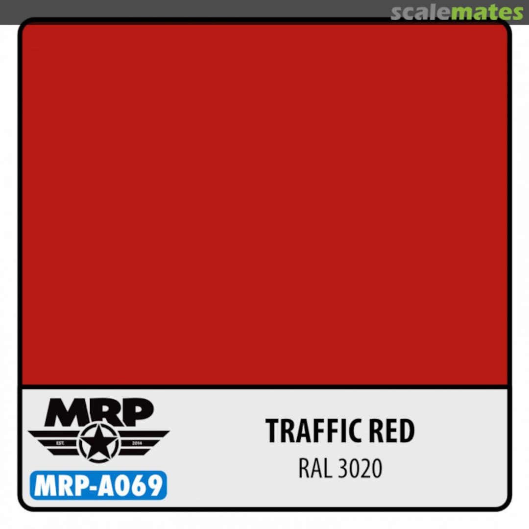 Boxart Traffic Red RAL 3020  MR.Paint