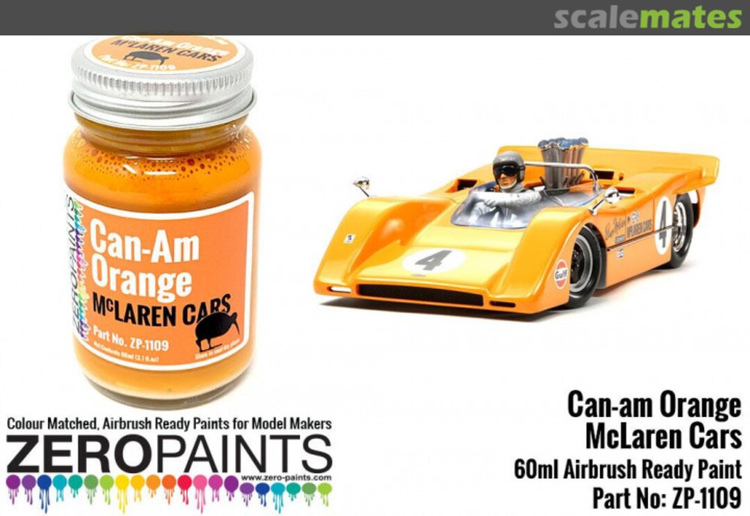 Boxart Can-Am Mclaren Orange  Zero Paints