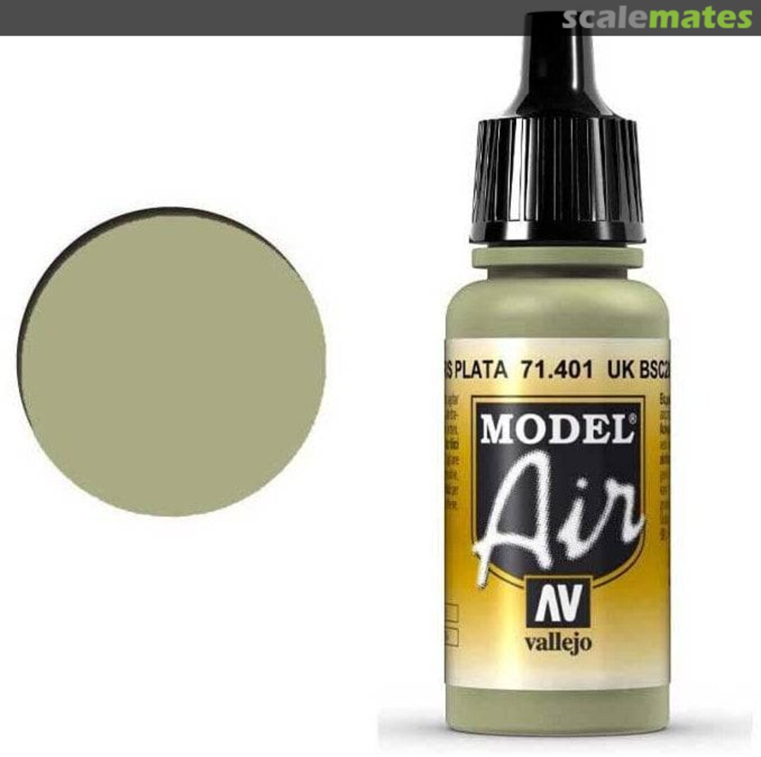 Boxart UK BSC 28 Silver Grey Vallejo Model Air Boxart UK BSC 28 Silver Grey Vallejo Model Air