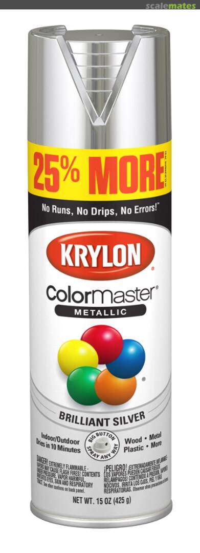 Boxart Brilliant Silver 3452 Krylon Boxart Brilliant Silver 3452 Krylon