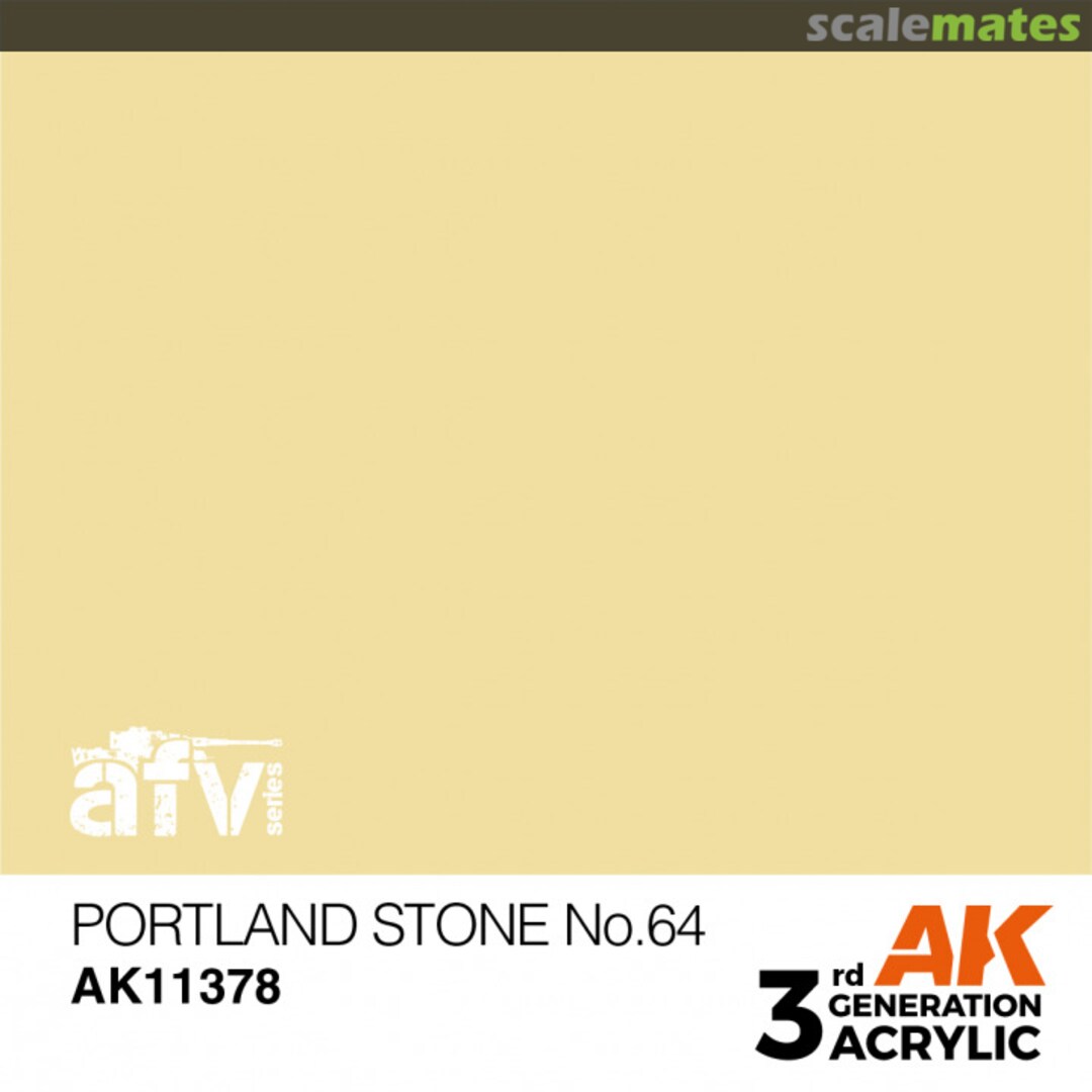 Boxart Portland Stone No.64 AK 11378 AK 3rd Generation - AFV Boxart Portland Stone No.64 AK 11378 AK 3rd Generation - AFV
