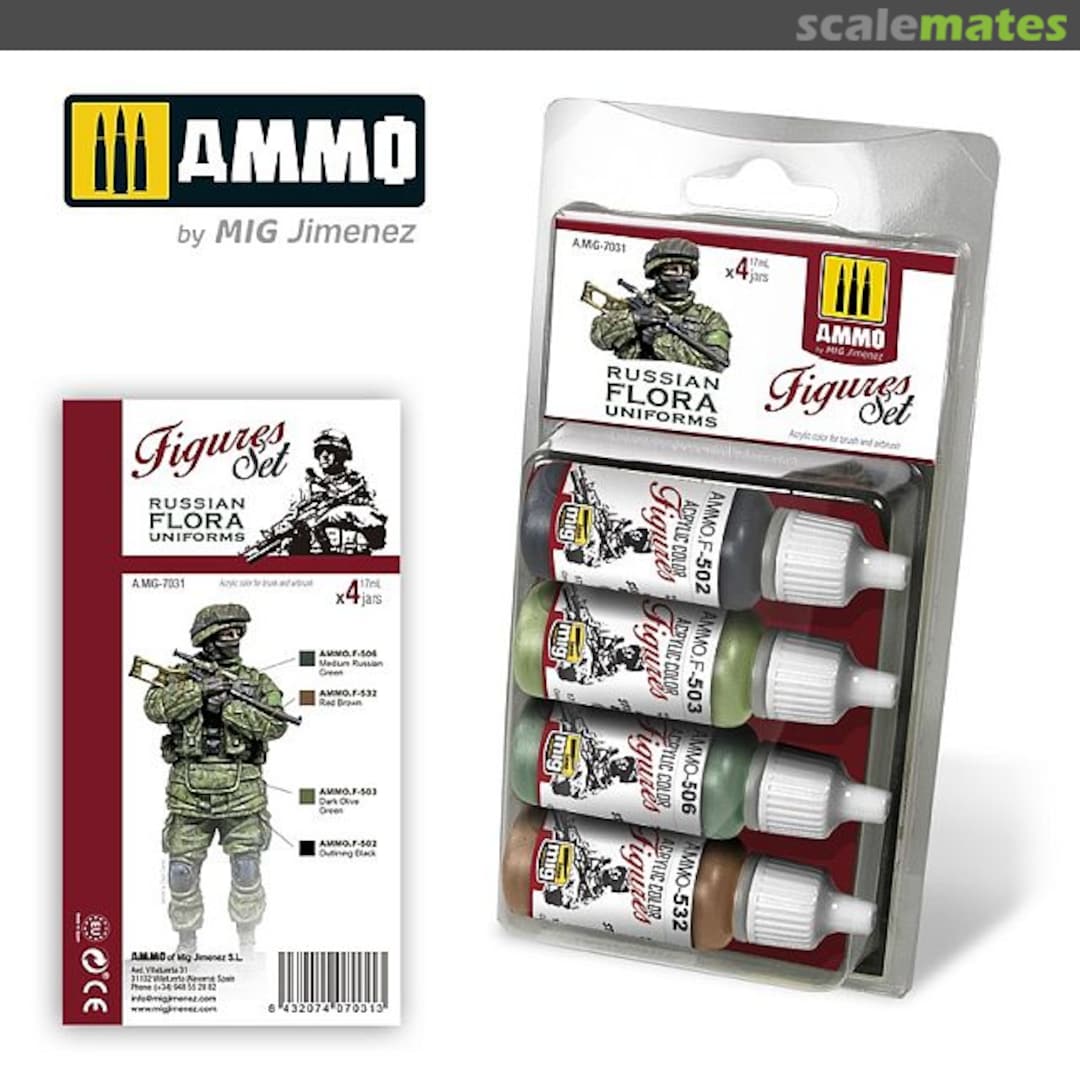 Boxart Russian Flora Uniforms. Figures Set  Ammo by Mig Jimenez