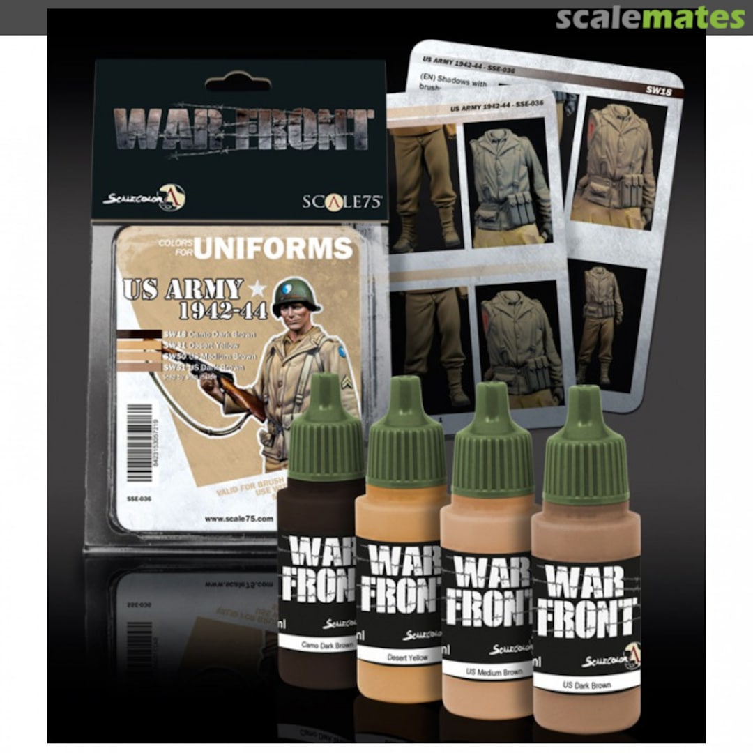 Boxart US Army 1942-1944 Paint Set  Scale75