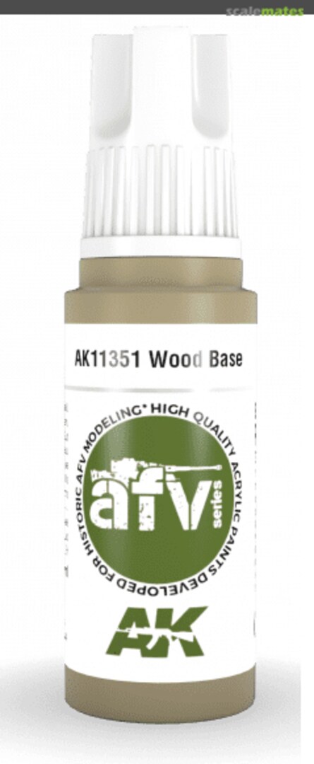 Boxart Wood Base  AK 3rd Generation - AFV